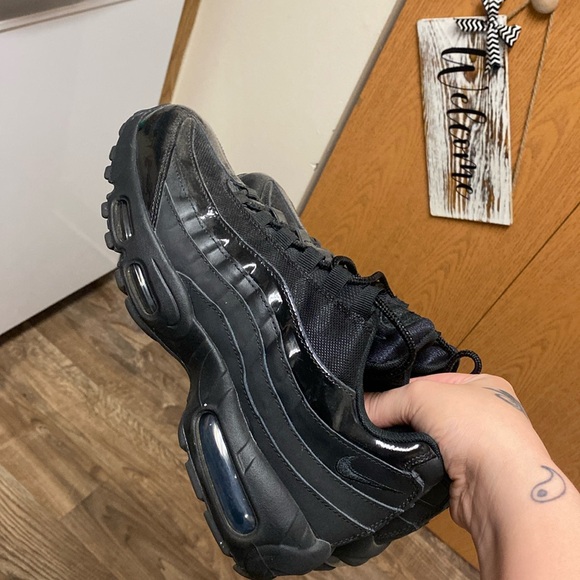 Nike Shoes - Air max 95 triple black womens size 9